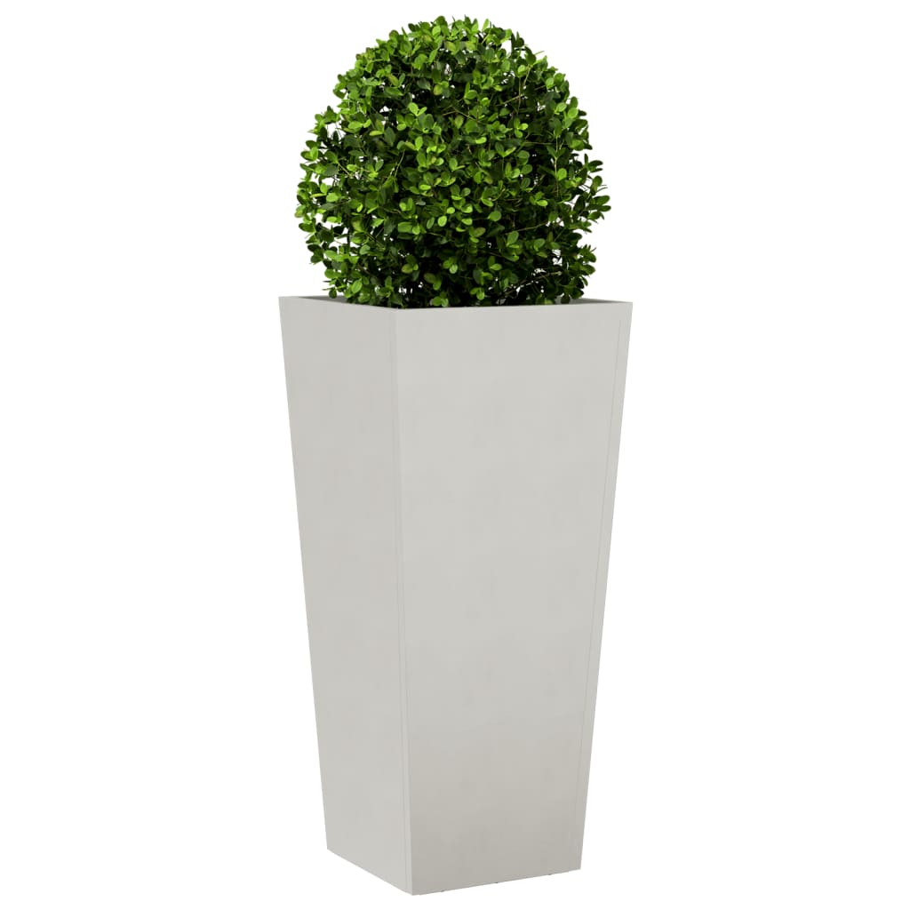Fioriera da Giardino 35x35x75 cm in Acciaio Inox - homemem39