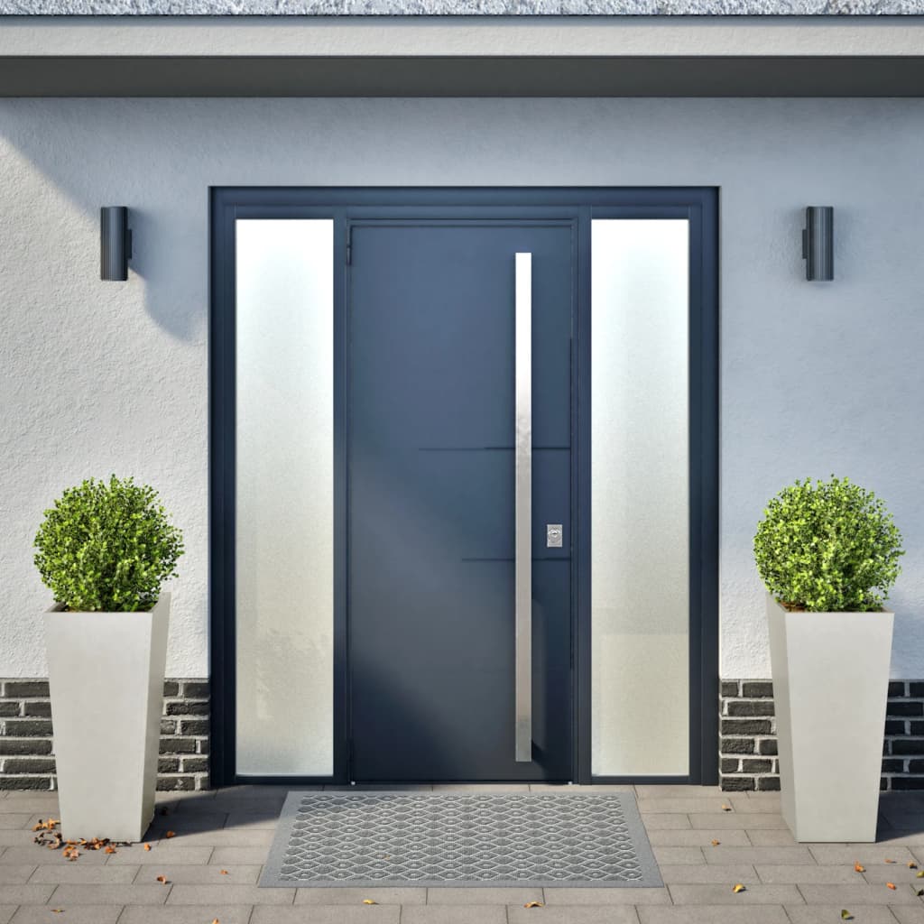 Fioriere da Giardino 2 pz 35x35x75 cm in Acciaio Inox | homemem39