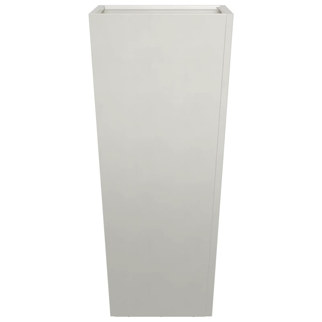Fioriere da Giardino 2 pz 35x35x75 cm in Acciaio Inox | homemem39