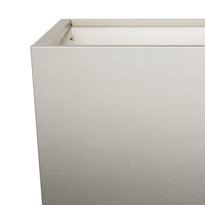 Fioriera da Giardino 35x35x75 cm in Acciaio Corten