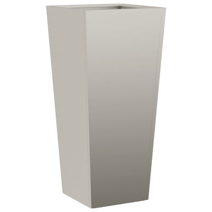 Fioriere da Giardino 2 pz 35x35x75 cm in Acciaio Corten