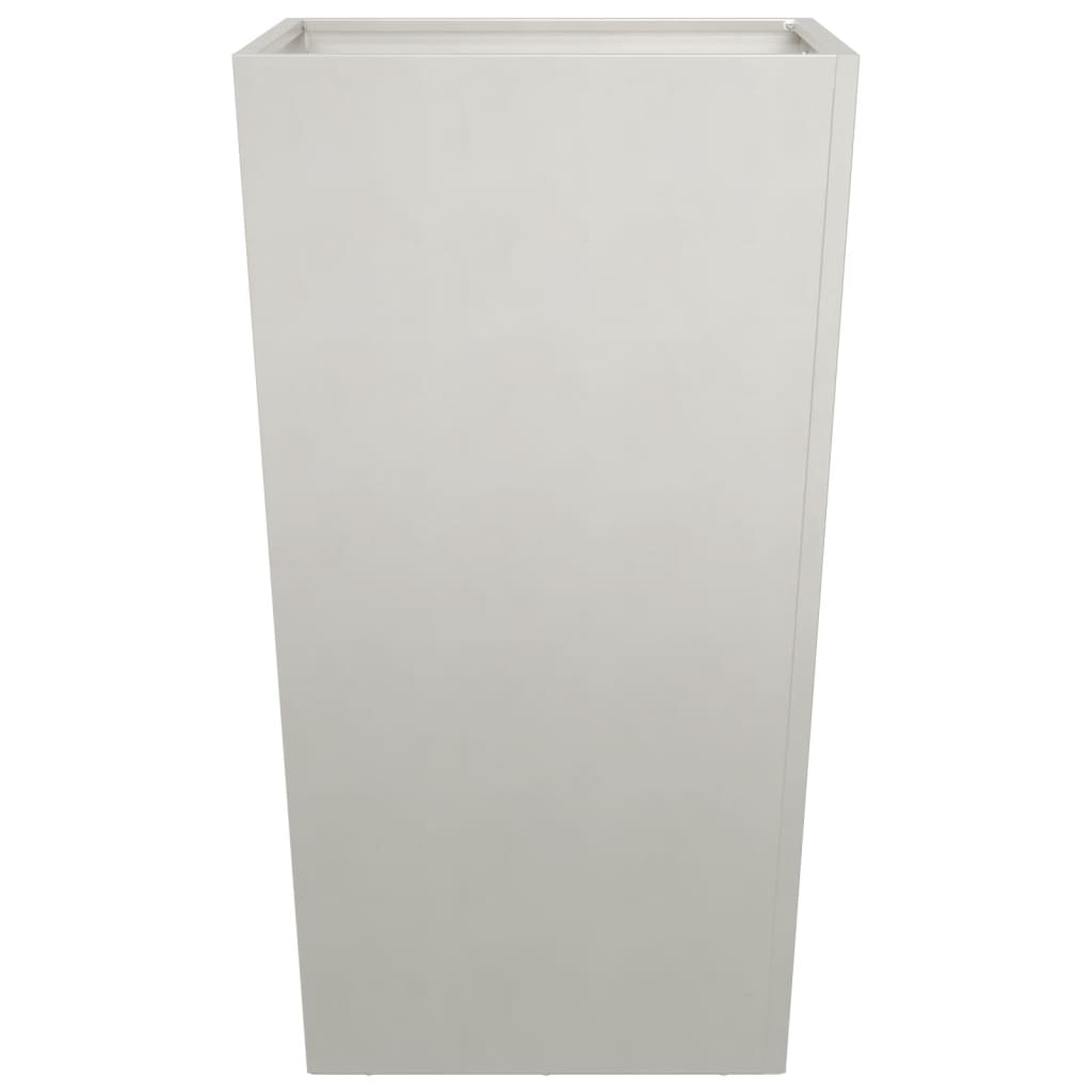 Fioriere da Giardino 2 pz 45x45x75 cm in Acciaio Inox | homemem39