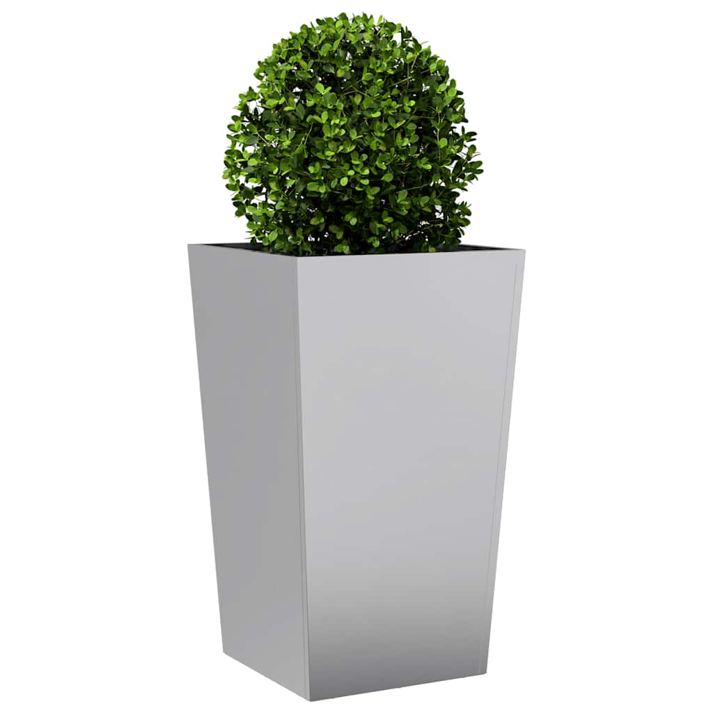 Fioriera da Giardino 45x45x75 cm in Acciaio Zincato | homemem39