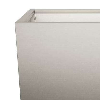 Fioriera da Giardino 45x45x75 cm in Acciaio Corten - homemem39