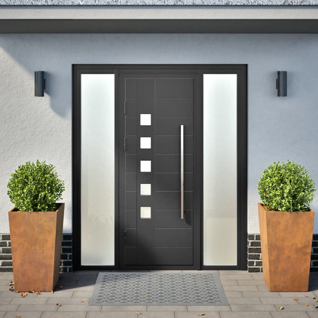 Fioriere da Giardino 2 pz 45x45x75 cm in Acciaio Corten - homemem39