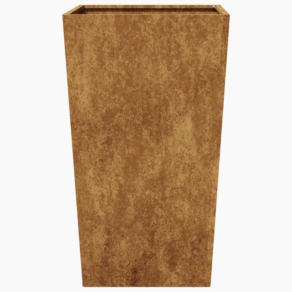 Fioriere da Giardino 2 pz 45x45x75 cm in Acciaio Corten - homemem39
