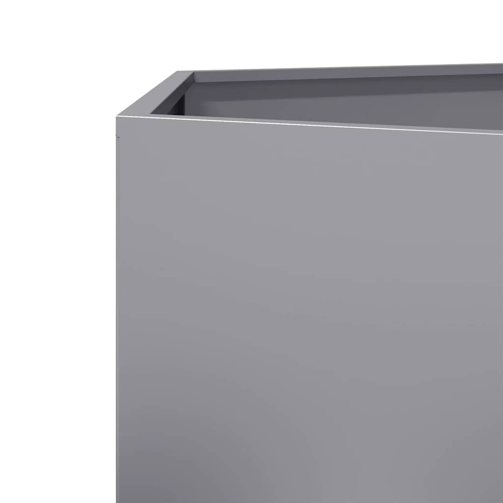 Fioriera da Giardino Esagono 46x40x45 cm in Acciaio Zincato