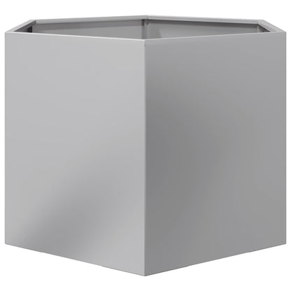 Fioriera Esagono 69x60x45 cm in Acciaio Zincato | homemem39