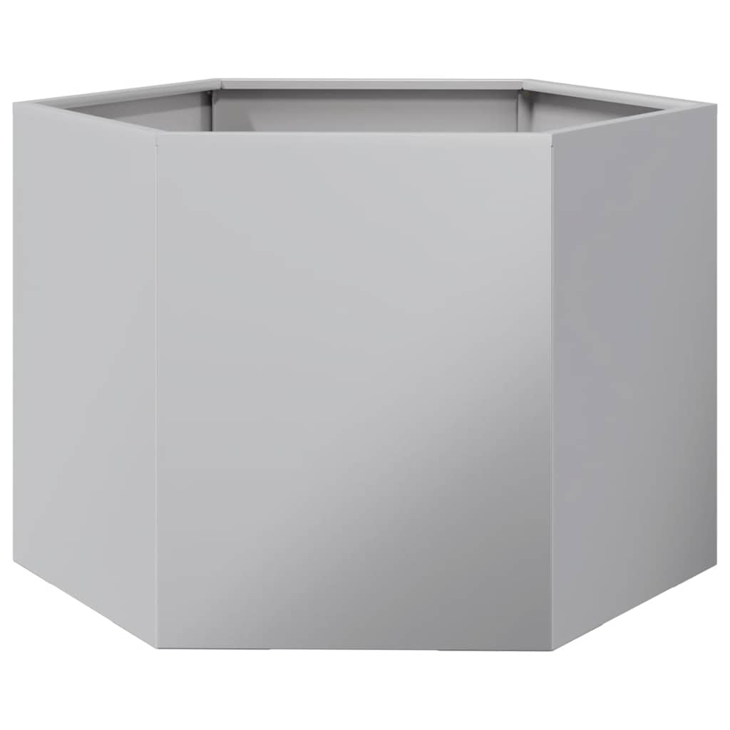 Fioriera Esagono 69x60x45 cm in Acciaio Zincato | homemem39