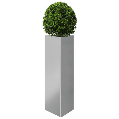 Fioriera da Giardino Triangolare 30x26x75 cm in Acciaio Zincato | homemem39