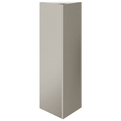 Fioriere da Giardino 2 pz Triangolari 30x26x75cm Acciaio Corten