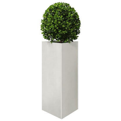 Fioriera da Giardino Triangolare 40x34,5x70 cm in Acciaio Inox