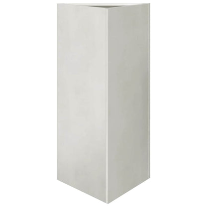 Fioriere da Giardino 2 pz Triangolari 40x34,5x75 cm Acciaio Inox | homemem39
