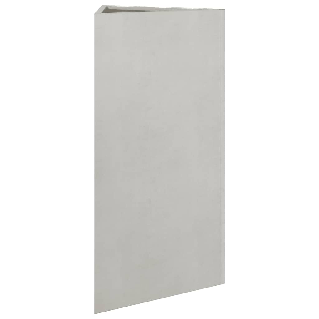 Fioriere da Giardino 2 pz Triangolari 40x34,5x75 cm Acciaio Inox | homemem39