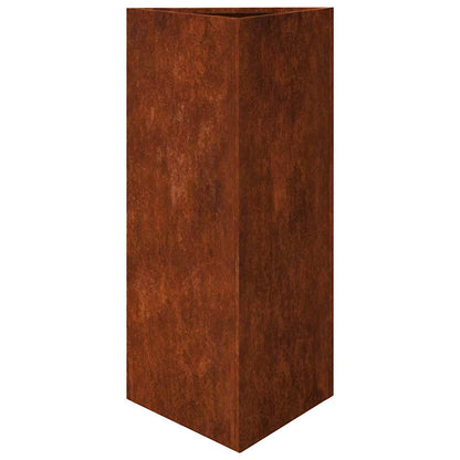 Fioriere da Giardino 2 pz Triangolari 40x34,5x75cm