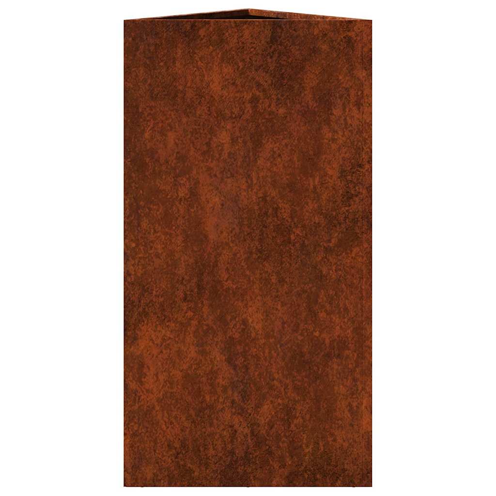 Fioriere da Giardino 2 pz Triangolari 40x34,5x75cm