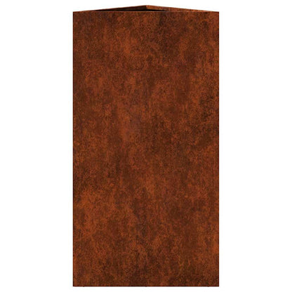 Fioriere da Giardino 2 pz Triangolari 40x34,5x75cm