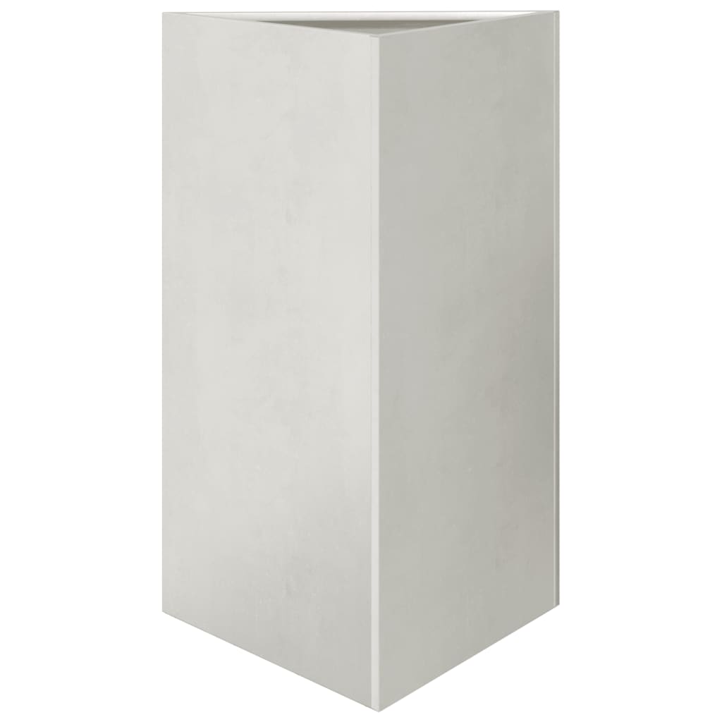 Fioriere da Giardino 2 pz Triangolari 50x43x75 cm Acciaio Inox | homemem39