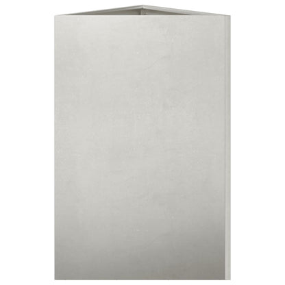 Fioriere da Giardino 2 pz Triangolari 50x43x75 cm Acciaio Inox | homemem39