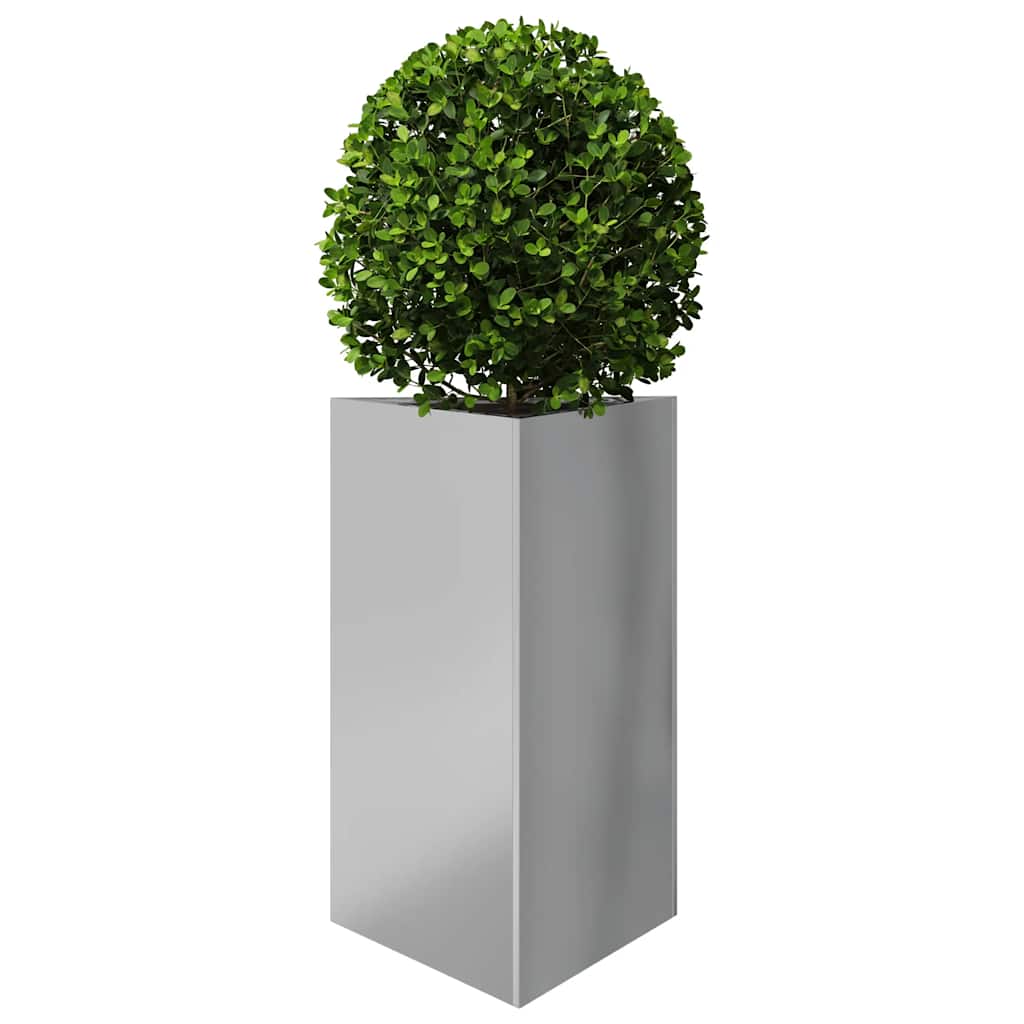 Fioriera da Giardino Triangolare 50x43x75 cm Acciaio Zincato | homemem39