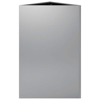 Fioriere 2 pz Triangolari 50x43x75 cm in Acciaio Zincato