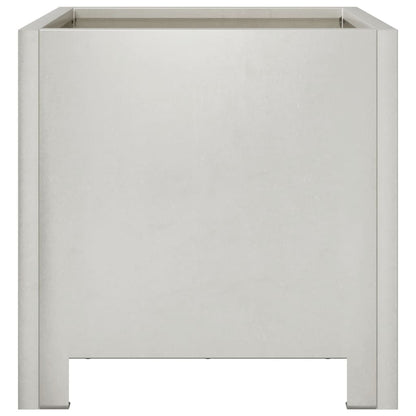 Fioriera da Giardino 30x30x30 cm in Acciaio Inossidabile