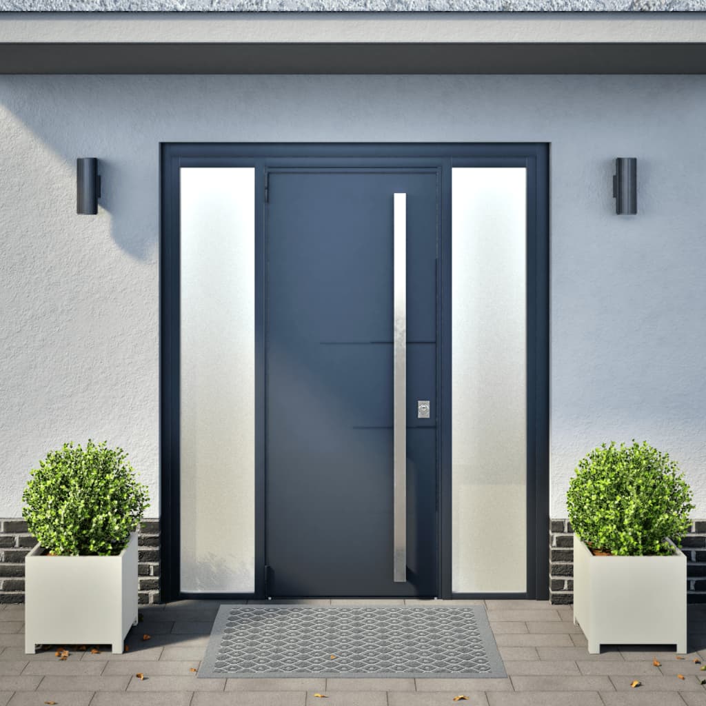 Fioriere da Giardino 2 pz Bianche 40x40x40 cm in Acciaio - homemem39