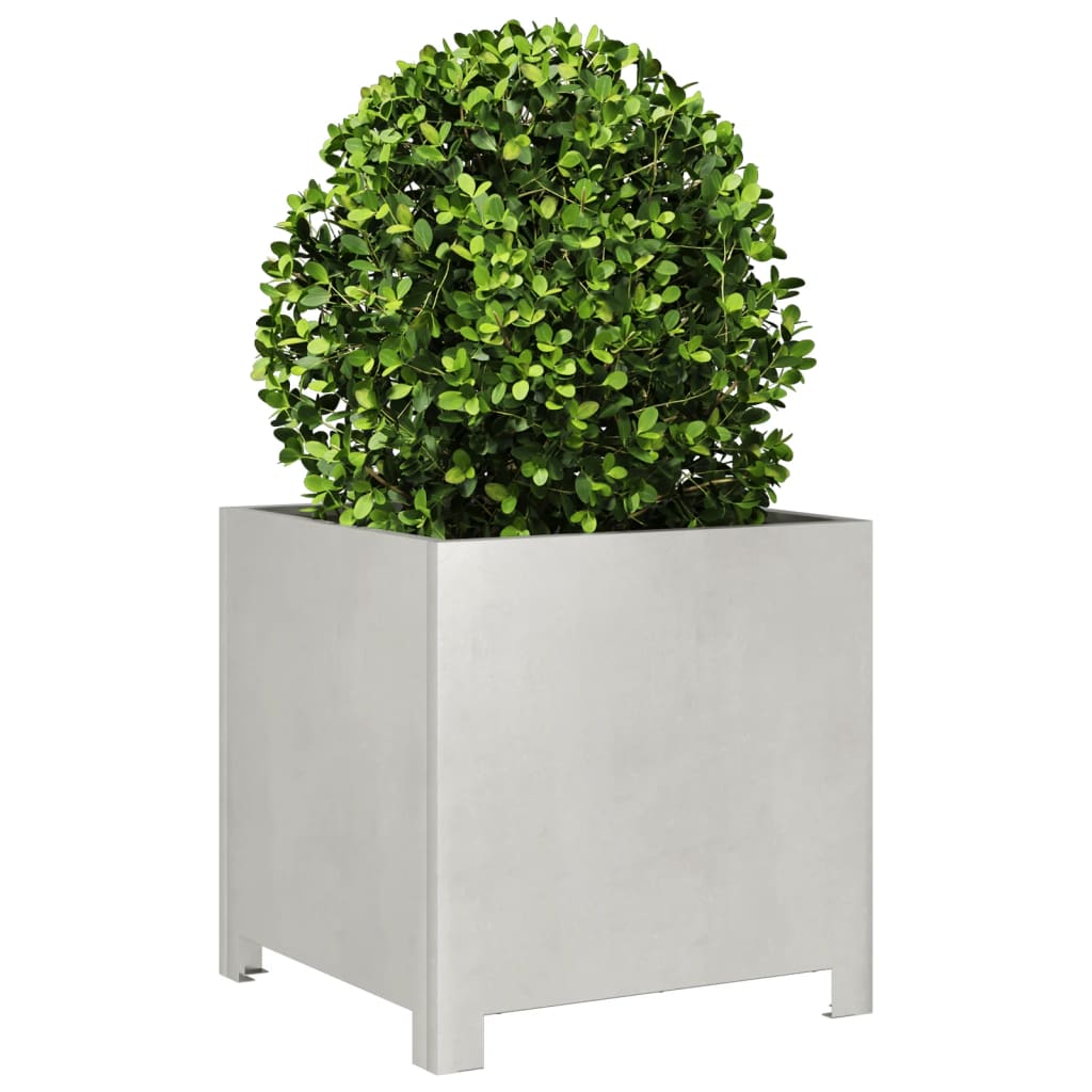 Fioriera da Giardino 40x40x40 cm in Acciaio Inox - homemem39