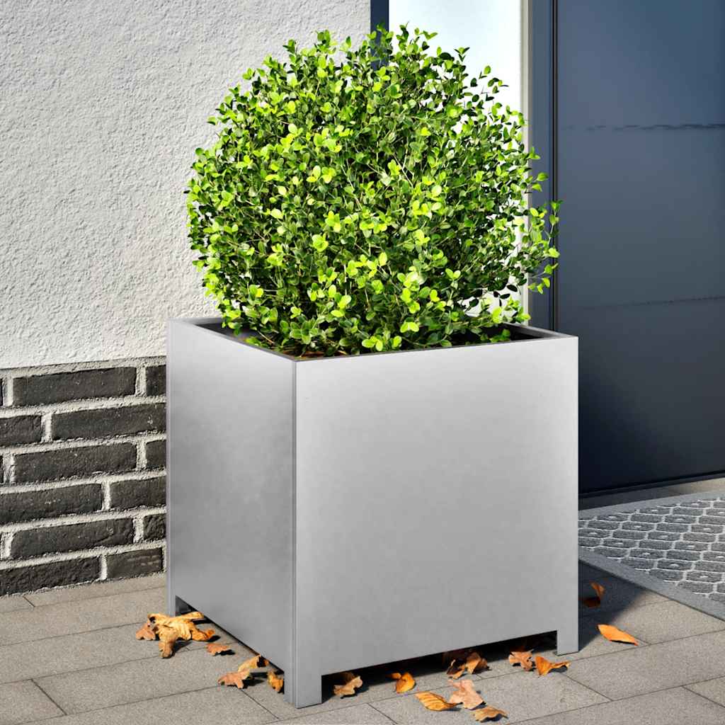 Fioriera da Giardino 50x50x50 cm in Acciaio Zincato | homemem39