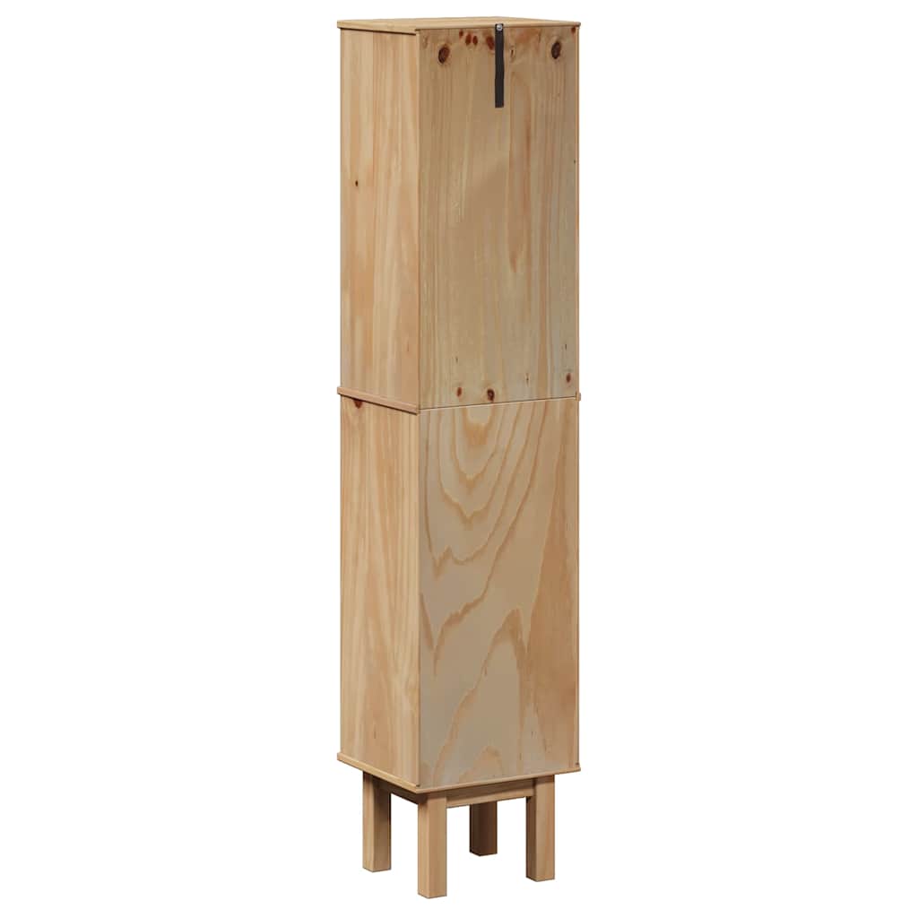 Mobile da Bagno OTTA 35x30x159 cm in Legno Massello di Pino | homemem39