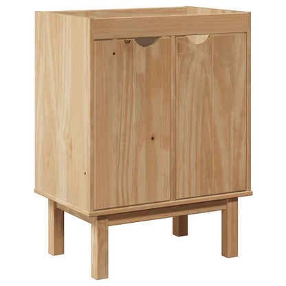 Mobile da Bagno OTTA 59x40x80 cm in Legno Massello di Pino | homemem39