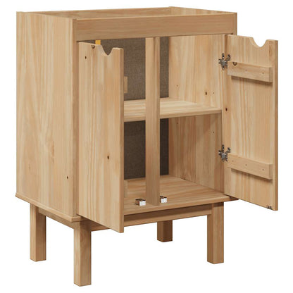 Mobile da Bagno OTTA 59x40x80 cm in Legno Massello di Pino | homemem39