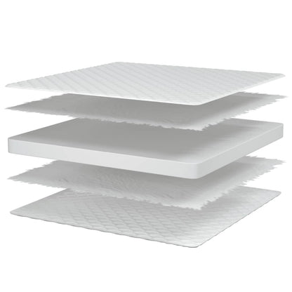 Materasso Viscoelastico Bianco 80x200x17 cm