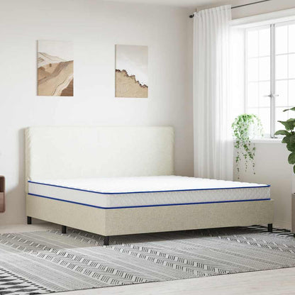 Materasso Viscoelastico Bianco 200x200x17 cm Morbido - homemem39