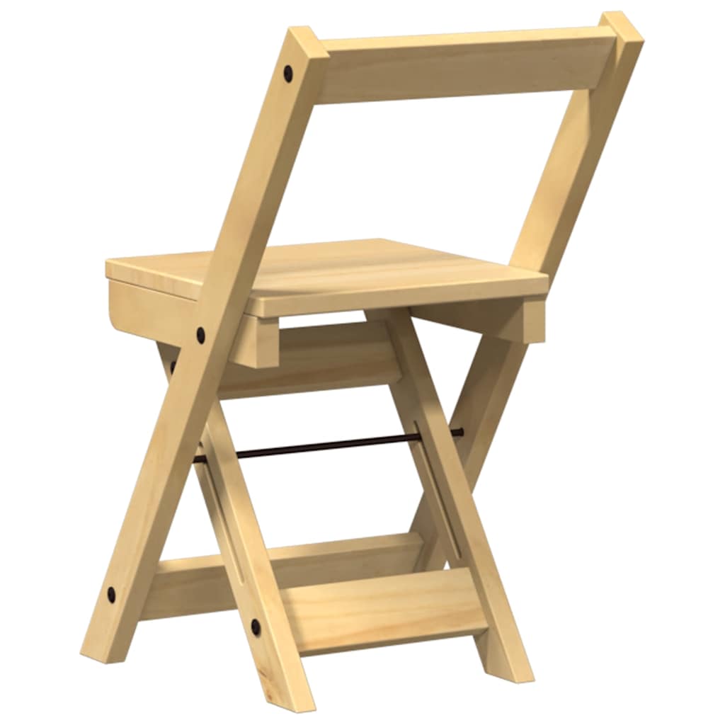 Sedie da Pranzo Pieghevoli 4 pz Corona Cera in Legno di Pino | homemem39