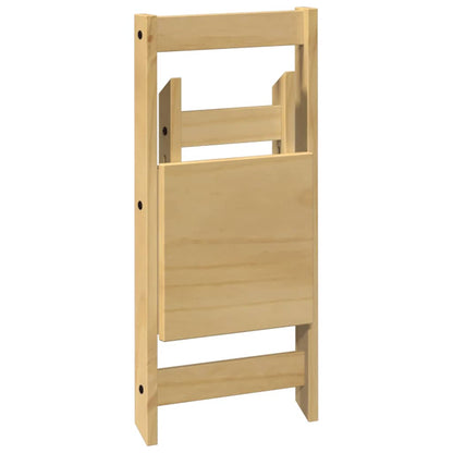Sedie da Pranzo Pieghevoli 4 pz Corona Cera in Legno di Pino | homemem39