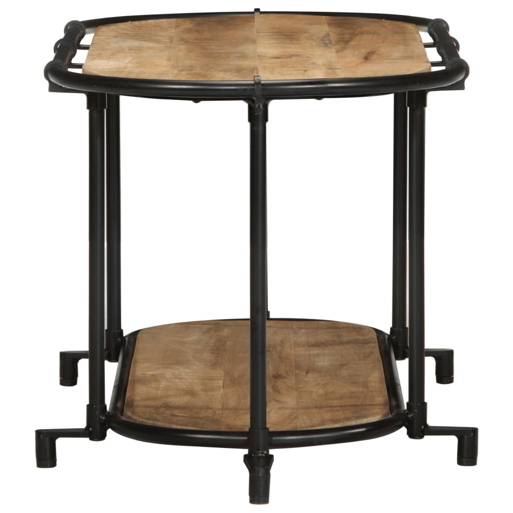 Mobile Porta TV 100x42x40 cm in Massello di Mango Grezzo - homemem39