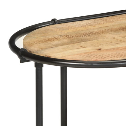 Mobile Porta TV 100x42x40 cm in Massello di Mango Grezzo - homemem39