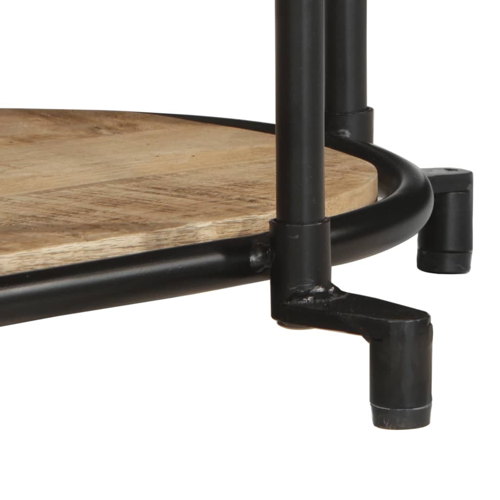 Mobile Porta TV 100x42x40 cm in Massello di Mango Grezzo - homemem39