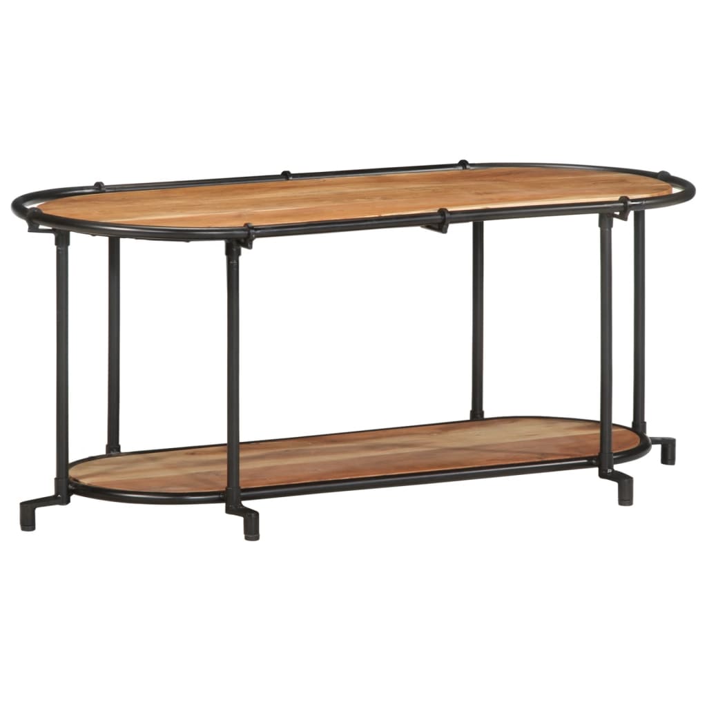 Mobile Porta TV 100x42x40 cm in Legno Massello di Acacia - homemem39