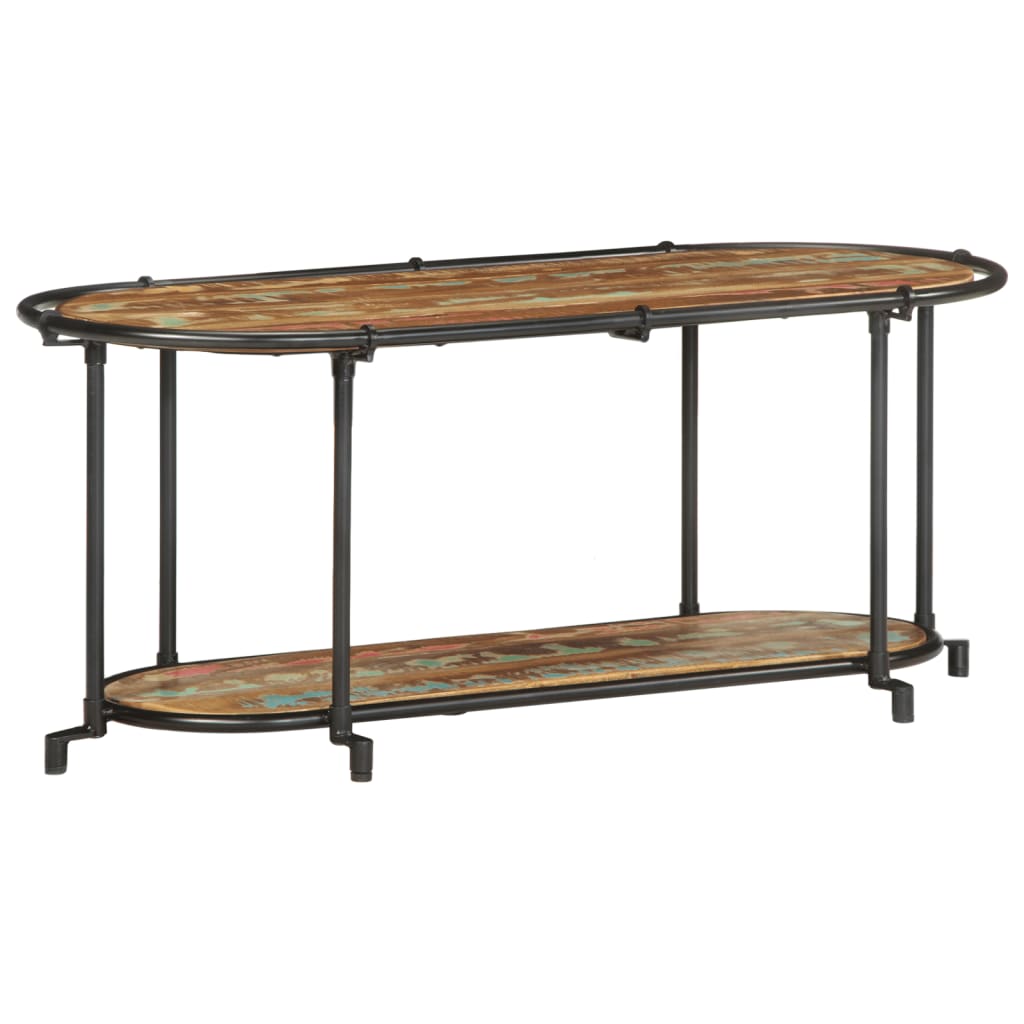 Mobile Porta TV 100x42x40 cm in Legno Massello di Recupero - homemem39