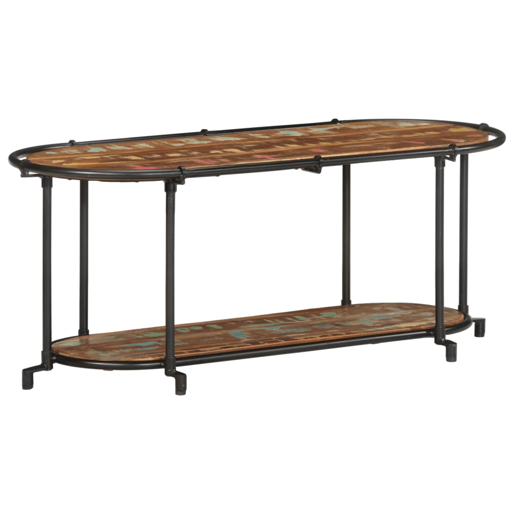 Mobile Porta TV 100x42x40 cm in Legno Massello di Recupero - homemem39