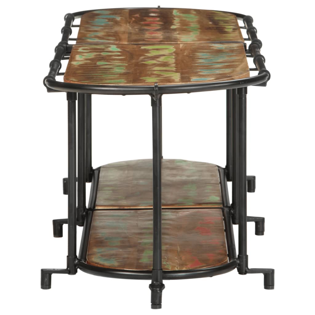 Mobile Porta TV 160x42x40 cm in Legno Massello di Recupero - homemem39