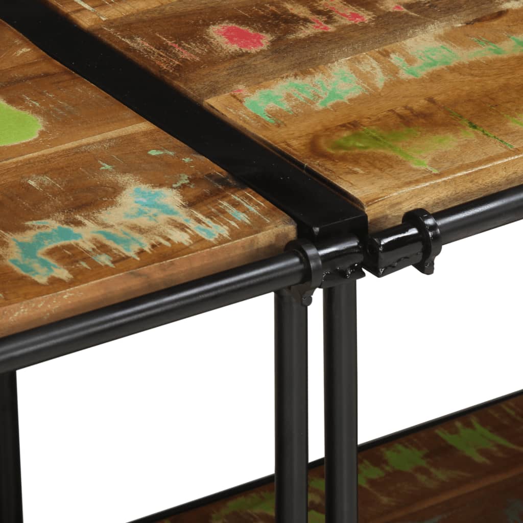 Mobile Porta TV 160x42x40 cm in Legno Massello di Recupero - homemem39