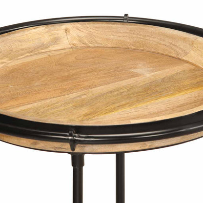 Set Tavolino 2 pz in Legno Massello di Mango | homemem39