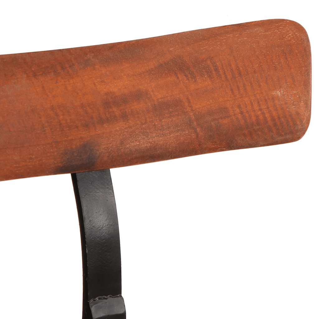 Sgabelli da Bar 2 pz 49x43x103 cm in Legno Massello di Mango - homemem39