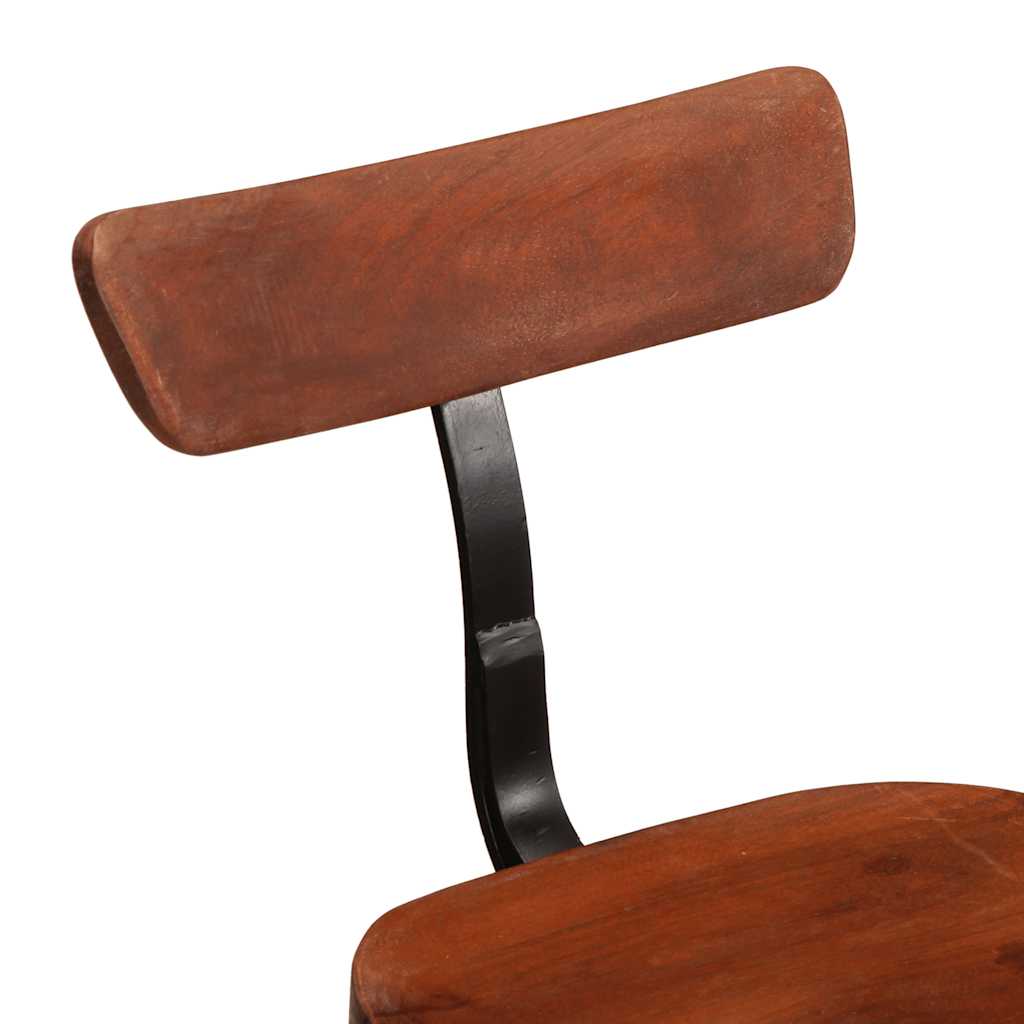Sgabelli da Bar 2 pz 49x43x88 cm in Legno Massello di Mango | homemem39