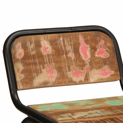 Sgabelli da Bar 4 pz 46x35,5x80 cm Legno Massello di Recupero - homemem39
