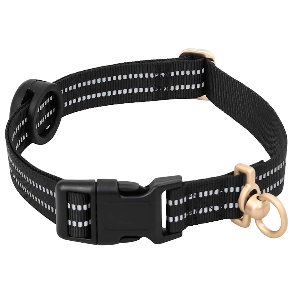 Pettorina per Cani con Guinzaglio e Collare Regolabile Nero M | homemem39
