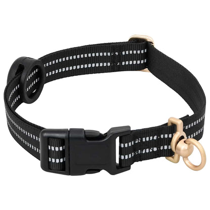 Pettorina per Cani con Guinzaglio e Collare Regolabile Nero L | homemem39